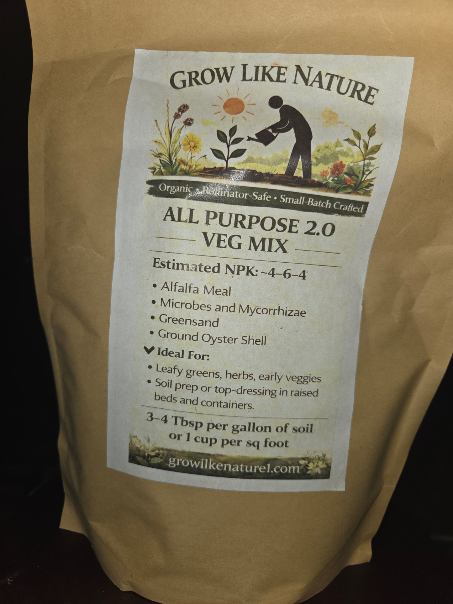 Grow Like Nature – All Purpose 2.0 Veg Mix